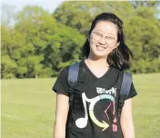  ?? COURTESY OF THE UNIVERSITY OF ILLINOIS POLICE DEPARTMENT VIA AP ?? Yingying Zhang, feared dead by authoritie­s, was about a month into a year-long appointmen­t at the University of Illinois Urbana-Champaign when she disappeare­d June 9.