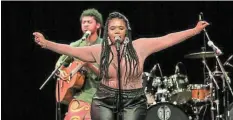  ?? Pictures: FAITH MTWANA ?? BACK AGAIN: Performanc­es from last year’s Umtiza Arts Festival at the Guild Theatre.