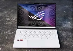  ?? ?? We were impressed with the results produced by Ryzen 6000 series notebooks, such as the Asus ROG Zephyrus G14 (2022) shown here.
