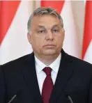  ?? FOTO: LEHTIKUVA/AFP/ATTILA KISBENEDEK ?? Ungerns Premiärmin­ister Viktor Órban (Fidesz).