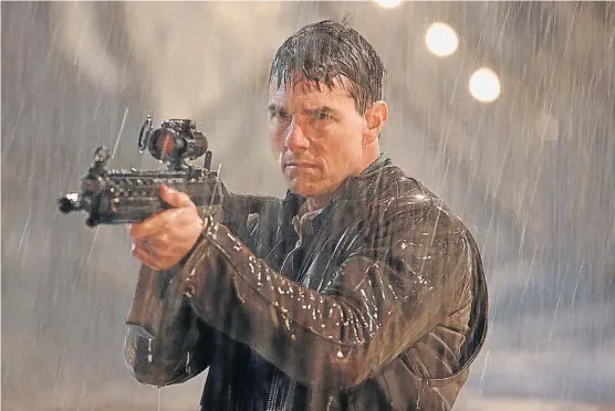  ??  ?? Tom Cruise. El actor interpretó a Jack Reacher en dos películas, del año 2011 y 2016, aunque los lectores de las novelas no quedaron muy conformes.