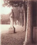  ??  ?? Eugène Atget’s “Versailles — Cour du Parc,” albumen silver print from glass negative 1902.