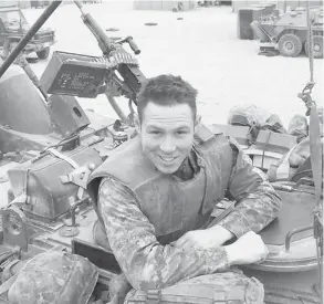  ?? HANDOUT/FAMILY PHOTO ?? Cpl. Stuart Langridge, shown here in Afghanista­n, later took his own life in Canada.