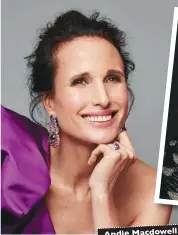  ??  ?? Andie Macdowell