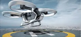  ?? AIRBUS NYT ?? An illustrati­on from Airbus of the company’s CityAirbus, which can carry up to four passengers. Airbus plans to deploy it in 2023.