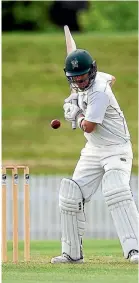  ?? PHOTO: PHOTOSPORT ?? Greg Hay scored a century for Central Districts against Canterbury at Hagley Oval in Christchur­ch yesterday.