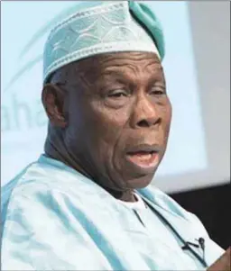  ?? ?? Former President, Chief Olusegun Obasanjo