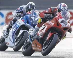  ?? Picture: Bonnie Lane ?? Lydd’s Brad Ray in action at Assen, Holland