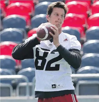  ?? JEAN LEVAC ?? Greg Ellingson is the top rated Ottawa Redblacks player on TSN’s CFL Top 50 list released Tuesday.