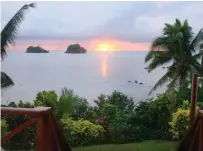  ?? Sunrise in Taveuni. ??