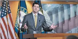  ?? J. SCOTT APPLEWHITE/AP ?? Speaker Paul Ryan, R-Wis., has backed the documents request by House lawmakers.