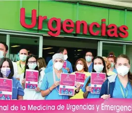  ?? EP ?? Protestas ayer ante el Hospital Infanta Leonor de Madrid