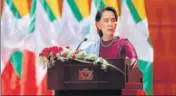  ?? AFP ?? Myanmar's state counsellor Aung San Suu Kyi.