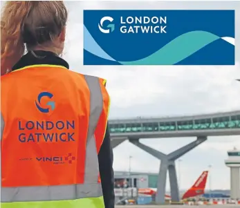  ?? ?? London Gatwick is celebratin­g the next phase of growth with launch of new brand and refreshed vision