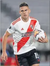  ??  ?? Santos Borré, con River Plate.
