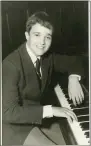  ??  ?? An old photo of David Mckenas at age 18 when he was performing music in Oneida for the Oneida Area Arts Council.