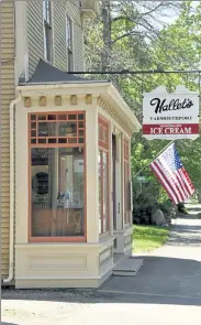  ?? BOSTON HERALD / COURTESY WILLIAM DESOUSA-MAUK ?? Stop in at Hallet’s in Yarmouthpo­rt for a treat.