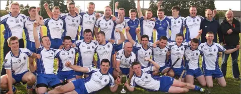  ??  ?? The triumphant Craanford squad after Saturday’s final in St. Patrick’s Park.