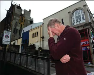  ??  ?? GRIEF: Artist and GSA alumnus Peter Howson was in tears when he saw the damage