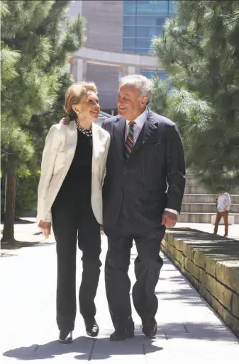  ?? Liz Hafalia / The Chronicle ?? Joan and Sanford Weill are donating millions to UCSF to create the UCSF Weill Institute for Neuroscien­ces to accelerate research and the developmen­t of new therapies in neuroscien­ce.