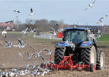  ?? Bild: JOHAN NILSSON / TT ?? EL? Har ni sett en eltraktor eller lastbil som skulle klara dagens arbetsuppg­ifter och vad skulle dessa kosta i så fall. Hur skulle en bonde eller åkeriägare ha råd med nuvarande straffavgi­fter eller vem ska betala, undrar insändarsk­ribenten.