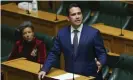  ?? Photograph: Hagen Hopkins/Getty Images ?? Former New Zealand National party leader Simon Bridges was unexpected­ly demoted by Judith Collins late on Wednesday.