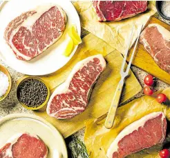  ?? —CONTRIBUTE­D PHOTO ?? Let’s enjoy the best steaks in the comfort of our own homes. Check out these Prime Cuts by Doubleday.