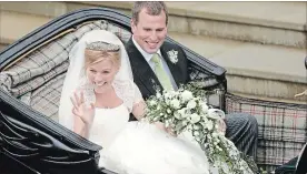  ?? SANG TAN THE ASSOCIATED PRESS ?? Canadian Autumn Kelly wed Peter Phillips, the eldest grandson of Queen Elizabeth II, in May 2008.