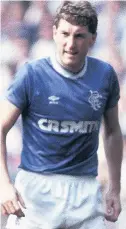  ??  ?? RESPECTED Terry in Rangers days