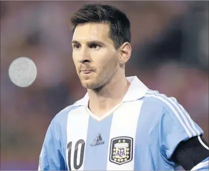  ?? PHOTO/ AP ?? MOONSHOT: But Lionel Messi can eclipse most others as Argentina go for glory in Brazil.