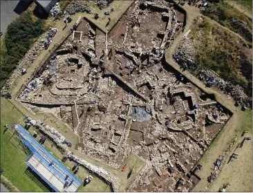  ?? Picture: Hugo Anderson-whymark ?? Trenches at the Neolithic complex at Ness of Brodgar, Orkney, will be explored