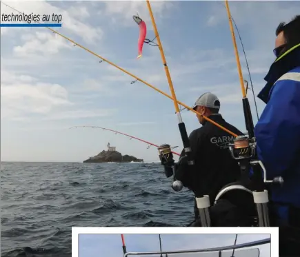  ??  ?? Mieux vaut connaître les environs pour pêcher dans le Raz de Sein à proximité de Tévénec.