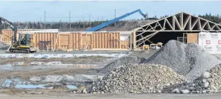  ?? RANDY EDISON ?? New constructi­on, such as this multi-unit residentia­l structure in Gander, will be welcomed in many Central Newfoundla­nd towns as they seek taxation stability during a downward trend in assessed property values.