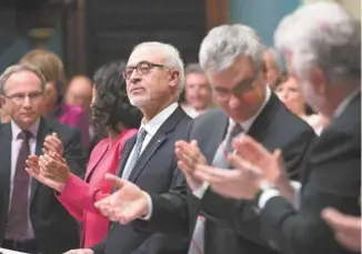  ?? JACQUES BOISSINOT LA PRESSE CANADIENNE ?? La situation du ministre des Finances, Carlos Leitão, fait peut-être l’envie de quelques-uns de ses homologues provinciau­x.