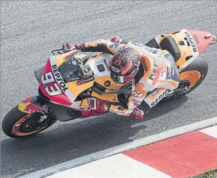  ?? FOTO: GETTY ?? Marc Márquez se dosificó en las tres jornadas disputadas en el trazado malasio debido a sus molestias en el hombro operado