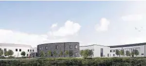  ??  ?? The 175,000sq ft building will also house the Scottish Ambulance Service