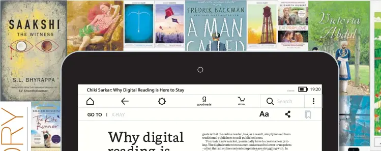  ??  ?? Chiki Sarkar: Why Digital Reading is Here to Stay