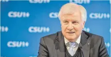  ?? FOTO: DPA ?? CSU-Chef Horst Seehofer.