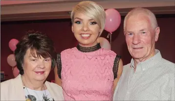  ??  ?? Birthday girl Rebecca with Rosaleen and Ted Byrne.