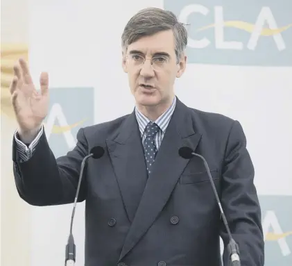  ??  ?? 0 Jacob Rees-mogg has condemned talk of a £36bn payment to the EU, ignoring the leverage cash could have
