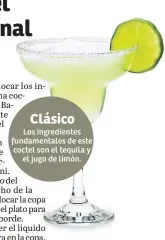 La receta coctel margarita tradicional -