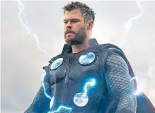  ??  ?? Thor deberá demostrar todo su poderío en esta nueva entrega.