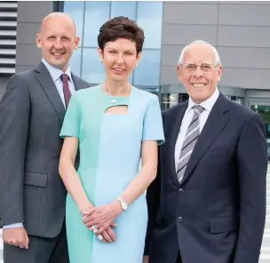  ??  ?? FAMILY BUSINESS: bet365 directors John, Denise and Peter Coates.