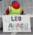  ??  ?? NOT MINE: The Irish yellow vest protest just fizzled out