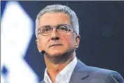  ?? BLOOMBERG/FILE ?? Audi CEO Rupert Stadler