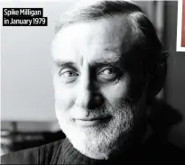  ?? ?? Spike Milligan in January 1979