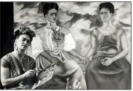  ?? Courtesy Throckmort­on Fine Art, New York ?? Nickolas Muray’s Frida Painting The Two Fridas, circa 1939, is one of the images shot in Kahlo’s studio.