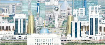  ??  ?? Kazakhstan’s economy grew at a faster-than-anticipate­d pace of 1.0 per cent in 2016 on the back of a sizeable fiscal stimulus – equivalent to 3.7 per cent of GDP – despite weak global oil prices and significan­t currency depreciati­on.