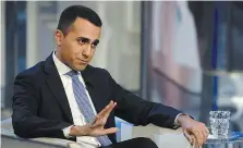  ??  ?? In calo La leadership di Di Maio non è più solida come qualche settimana fa