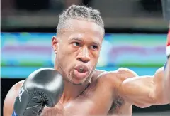  ?? USA TODAY SPORTS ?? Patrick Day in action against Charles Conwell during his super welterweig­ht bout on Saturday.